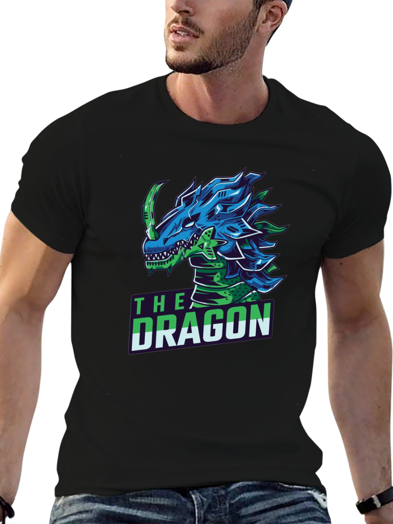The Dragon T-Shirt: Cyberpunk Style Graphic Tee