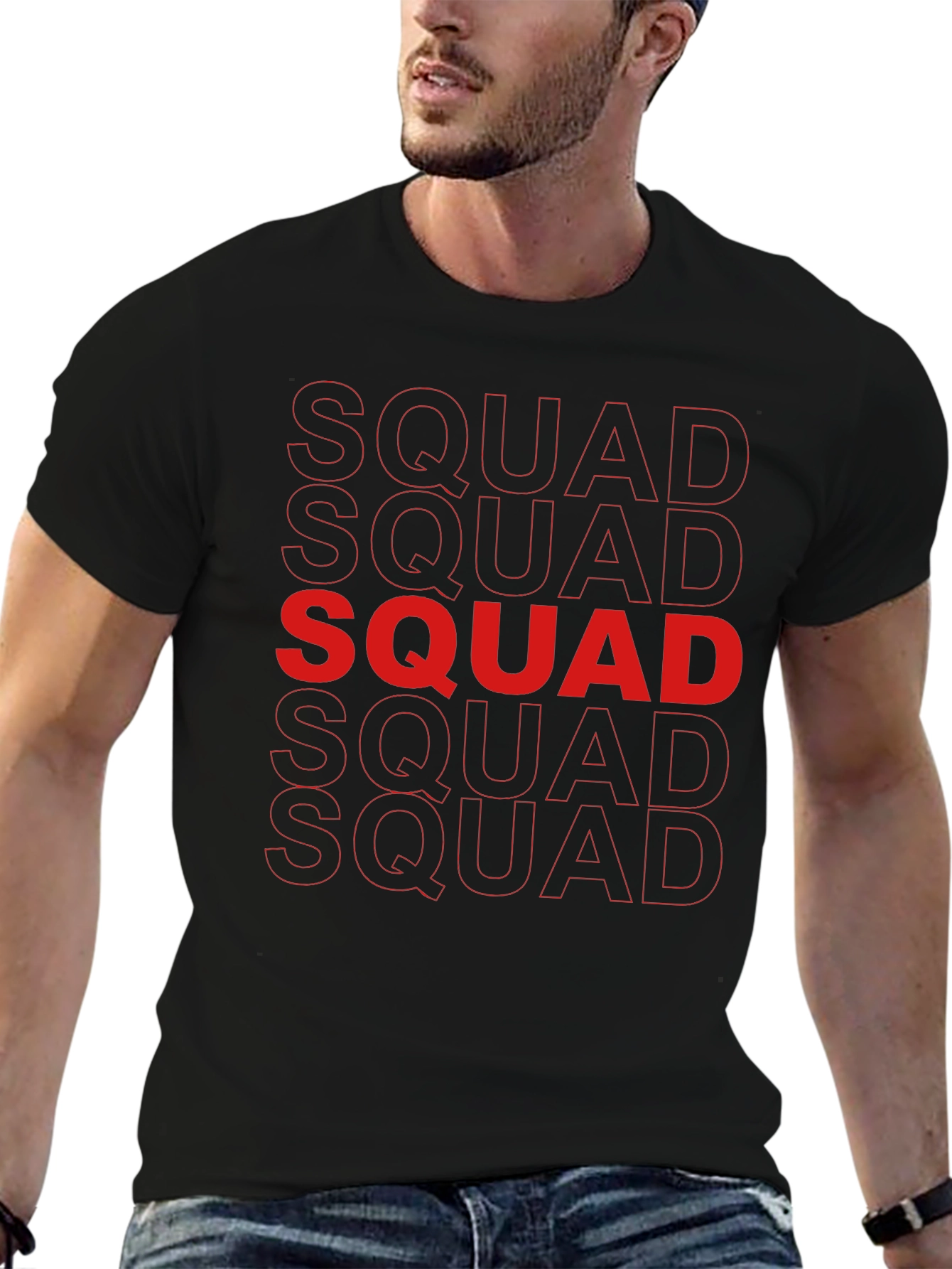 Squad Graphic Tee - Bold Statement T-Shirt