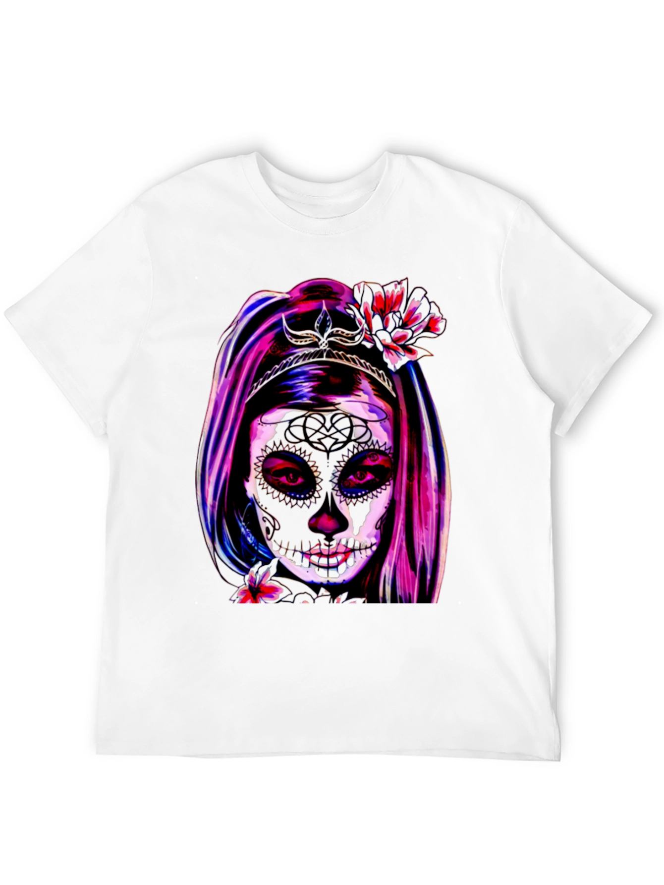 Sugar Skull Girl T-Shirt - Day of the Dead