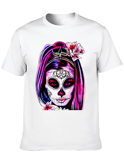 Sugar Skull Girl T-Shirt - Day of the Dead