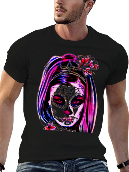 Sugar Skull Girl T-Shirt - Day of the Dead
