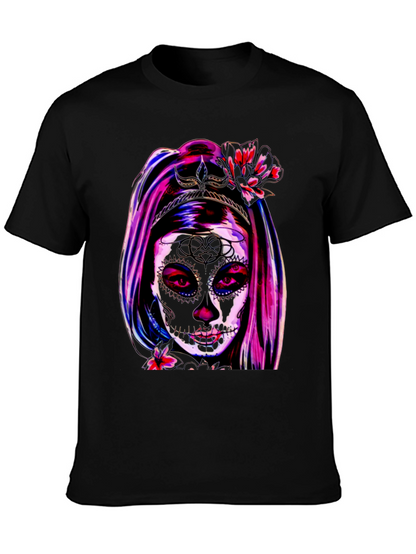 Sugar Skull Girl T-Shirt - Day of the Dead