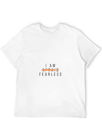 I AM Fearless Black Tee - Motivational T-Shirt