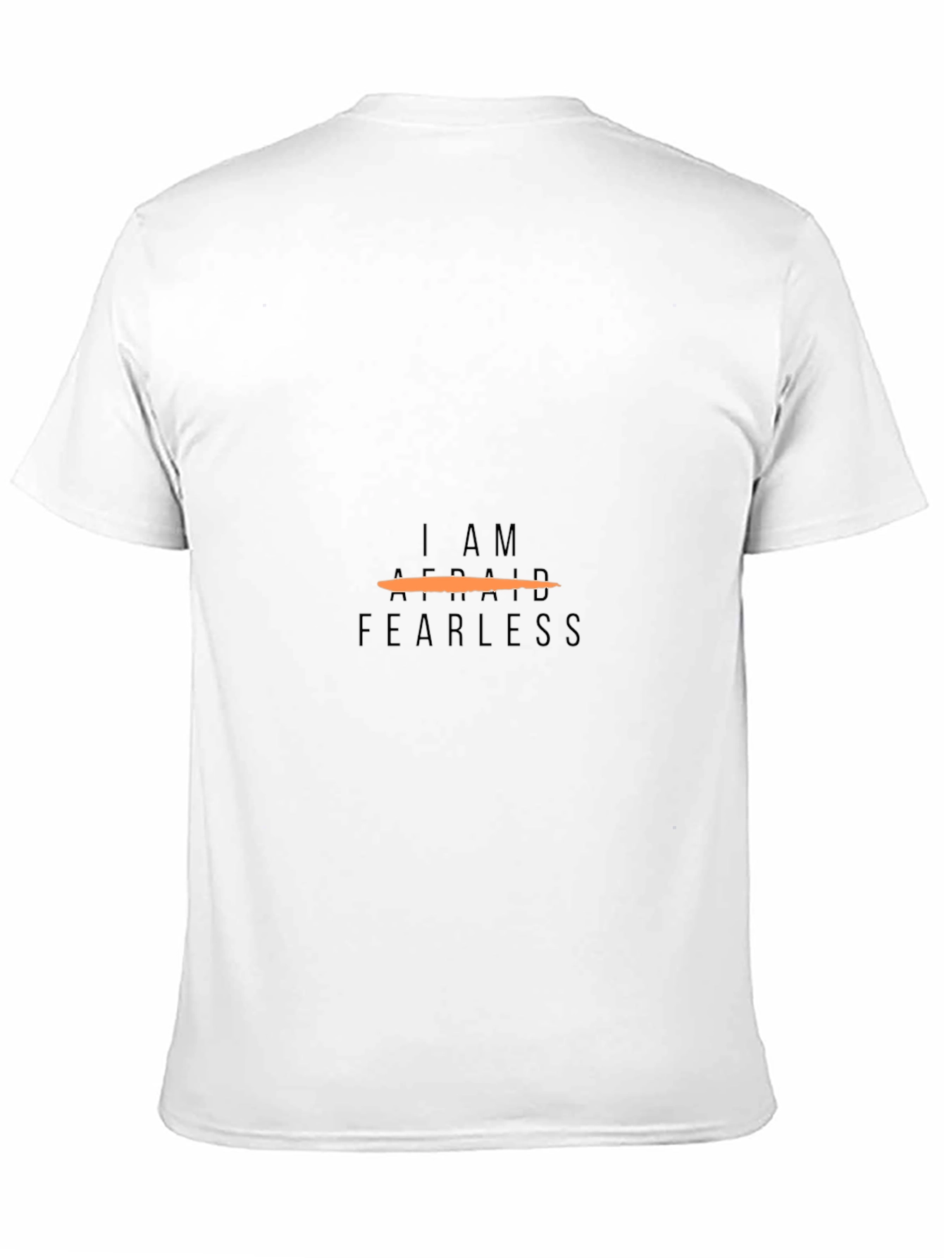 I AM Fearless Black Tee - Motivational T-Shirt
