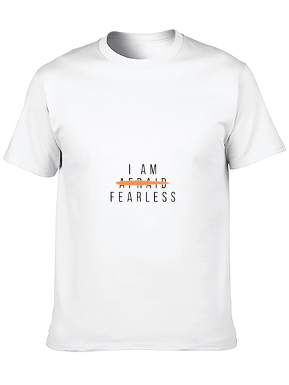 I AM Fearless Black Tee - Motivational T-Shirt