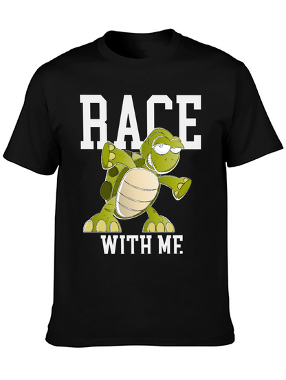 Race With Me Turtle Graphic Tee