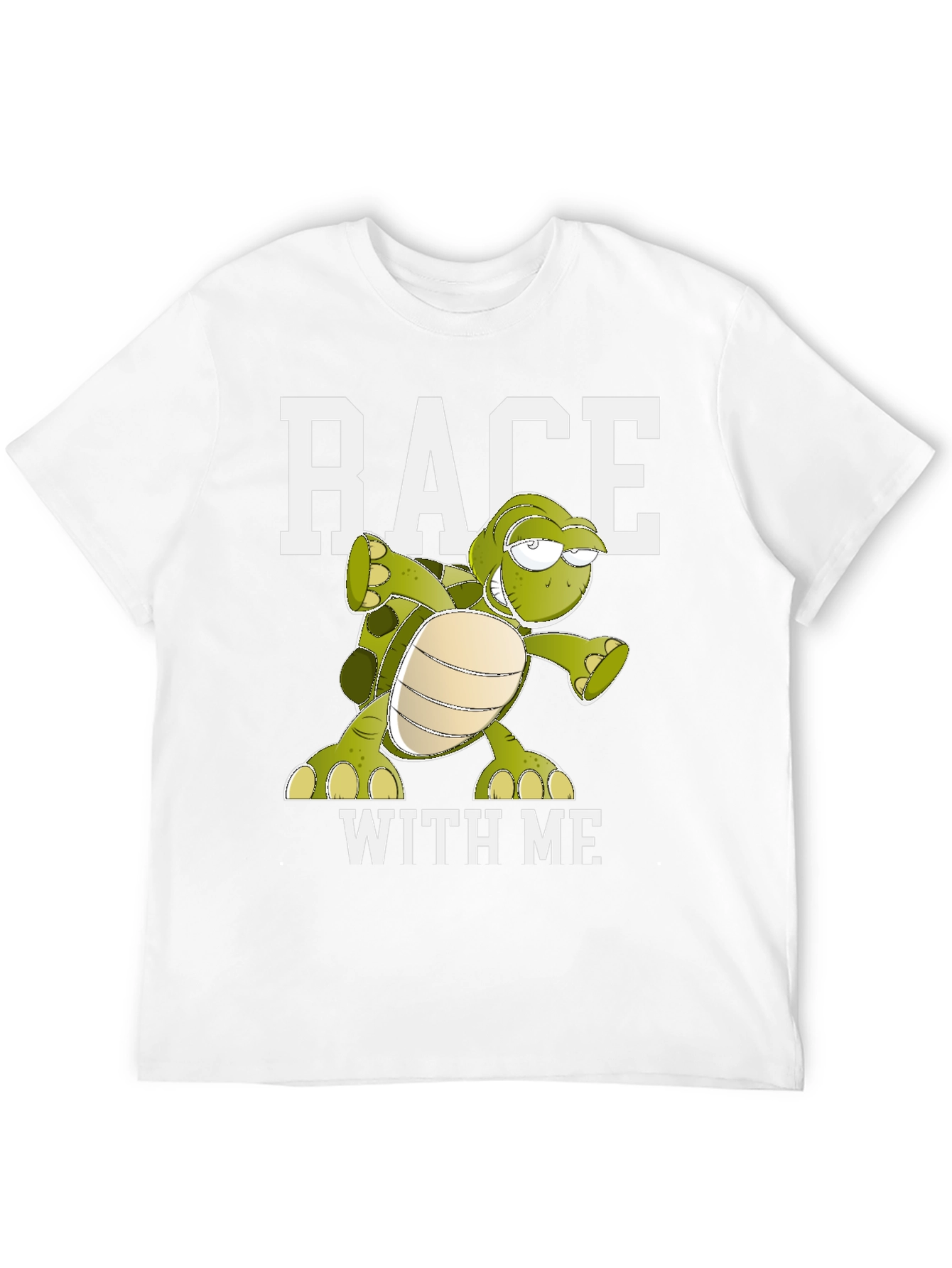 Race With Me Turtle Graphic Tee