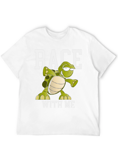 Race With Me Turtle Graphic Tee