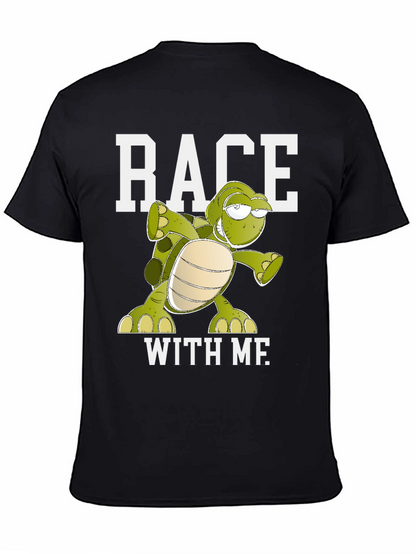 Race With Me Turtle Graphic Tee