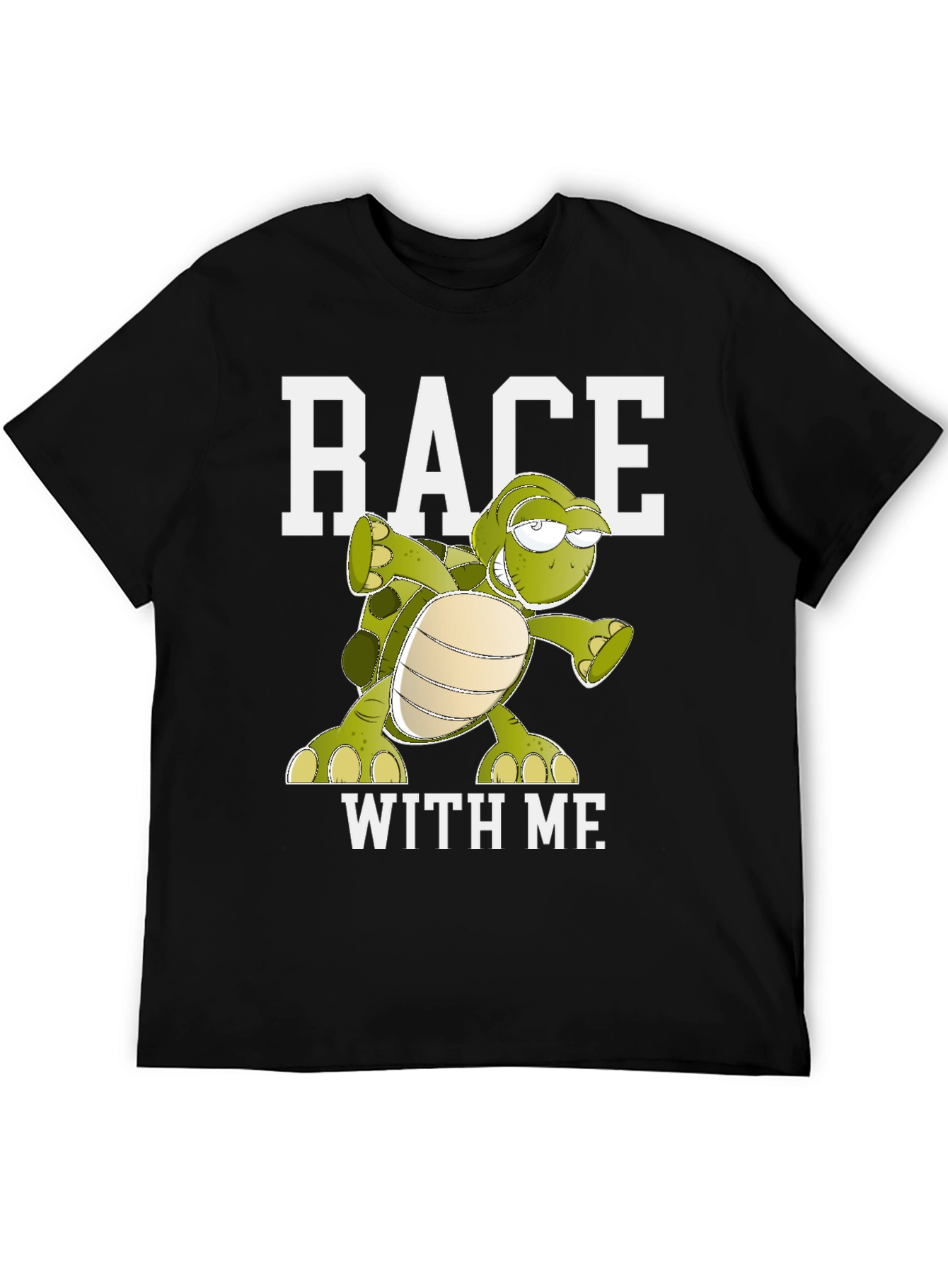 Race With Me Turtle Graphic Tee