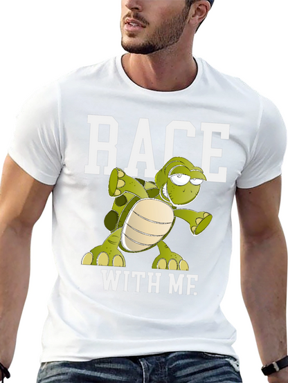 Race With Me Turtle Graphic Tee