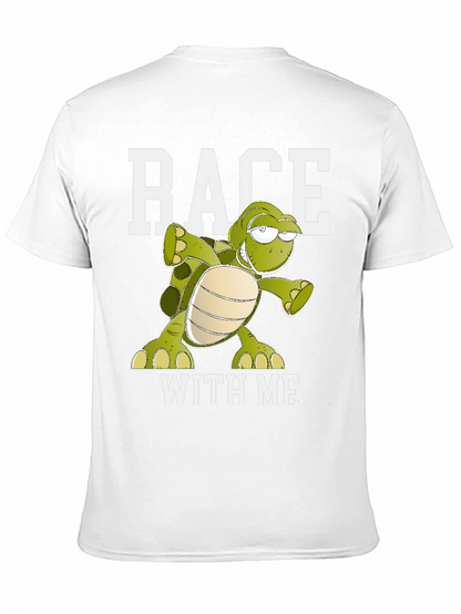 Race With Me Turtle Graphic Tee