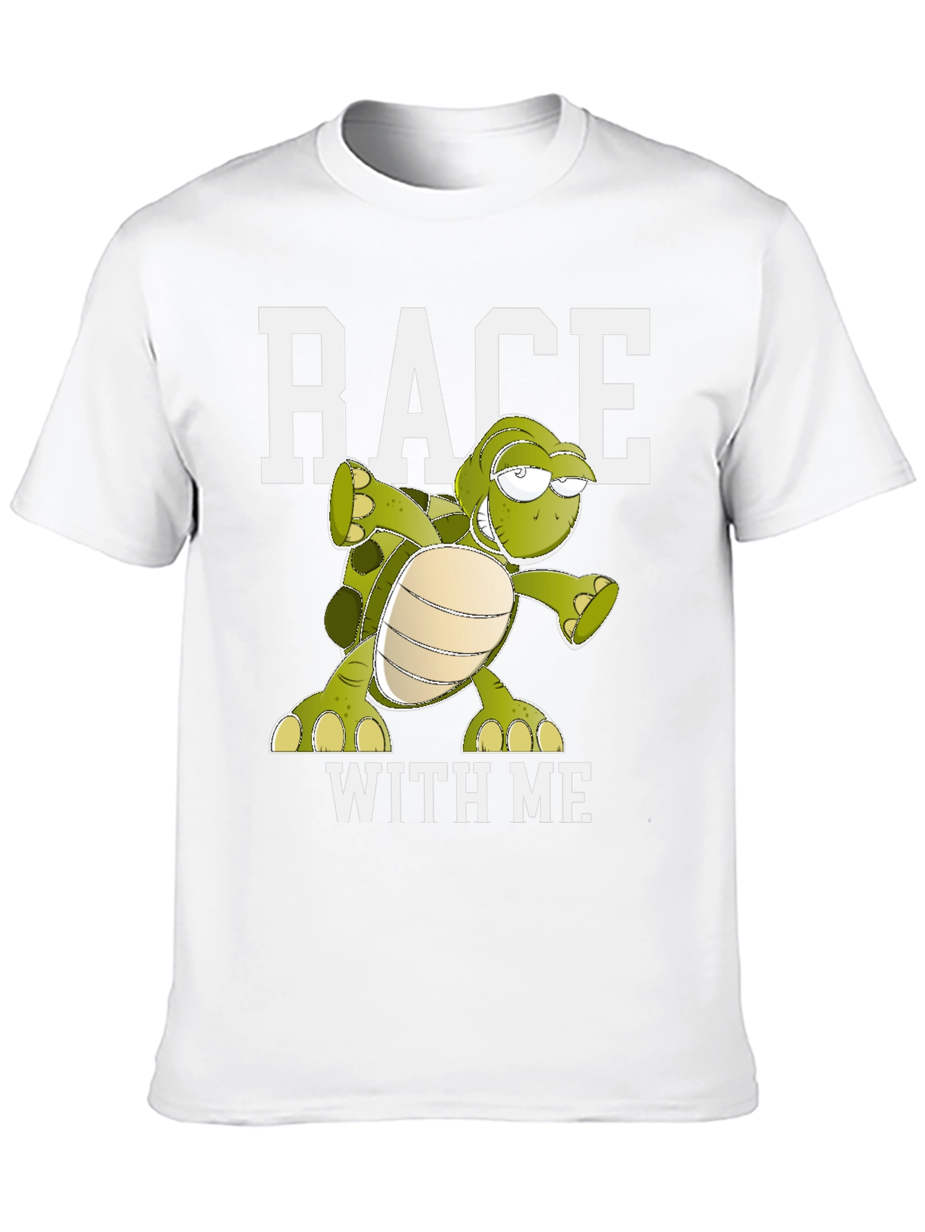 Race With Me Turtle Graphic Tee