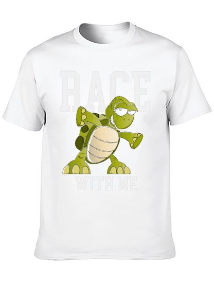 Race With Me Turtle Graphic Tee