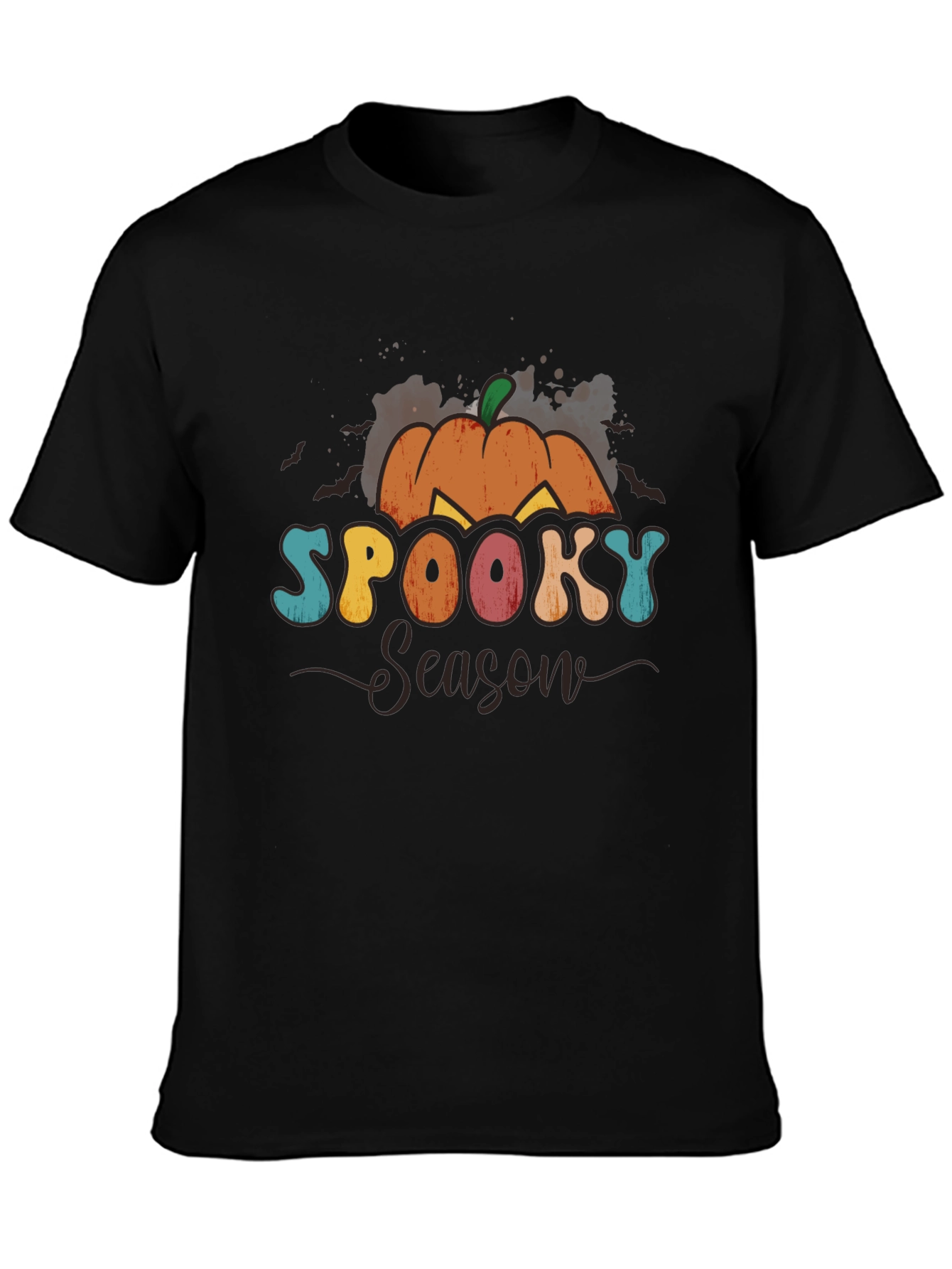 Spooky Season Graphic Tee - Halloween Pumpkin Shirt
