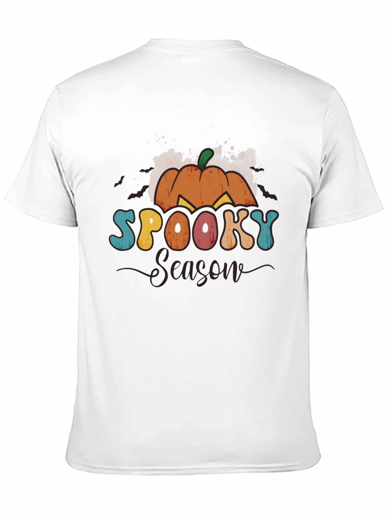 Spooky Season Graphic Tee - Halloween Pumpkin Shirt