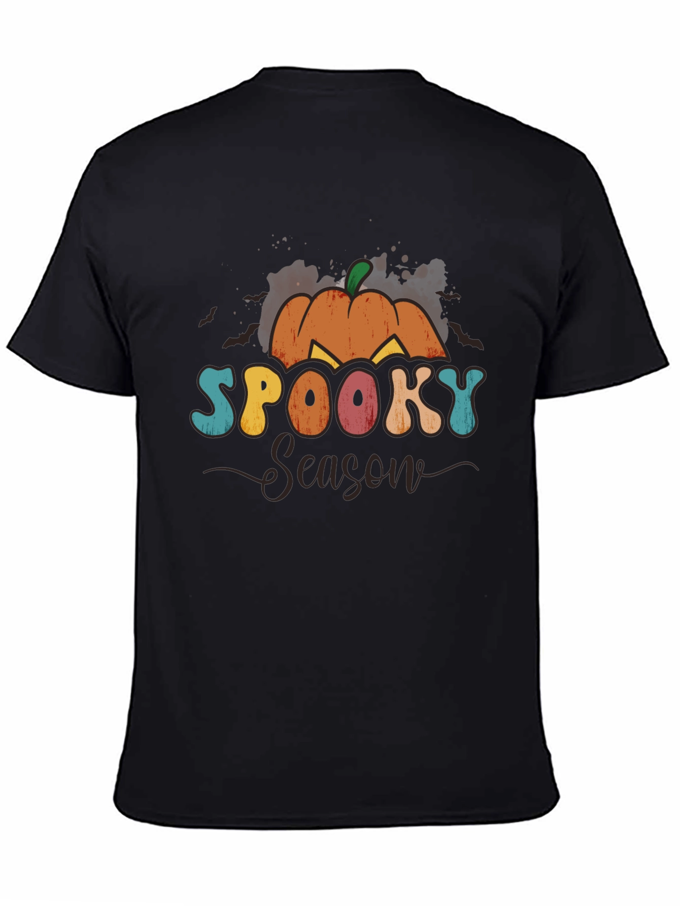 Spooky Season Graphic Tee - Halloween Pumpkin Shirt