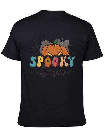 Spooky Season Graphic Tee - Halloween Pumpkin Shirt