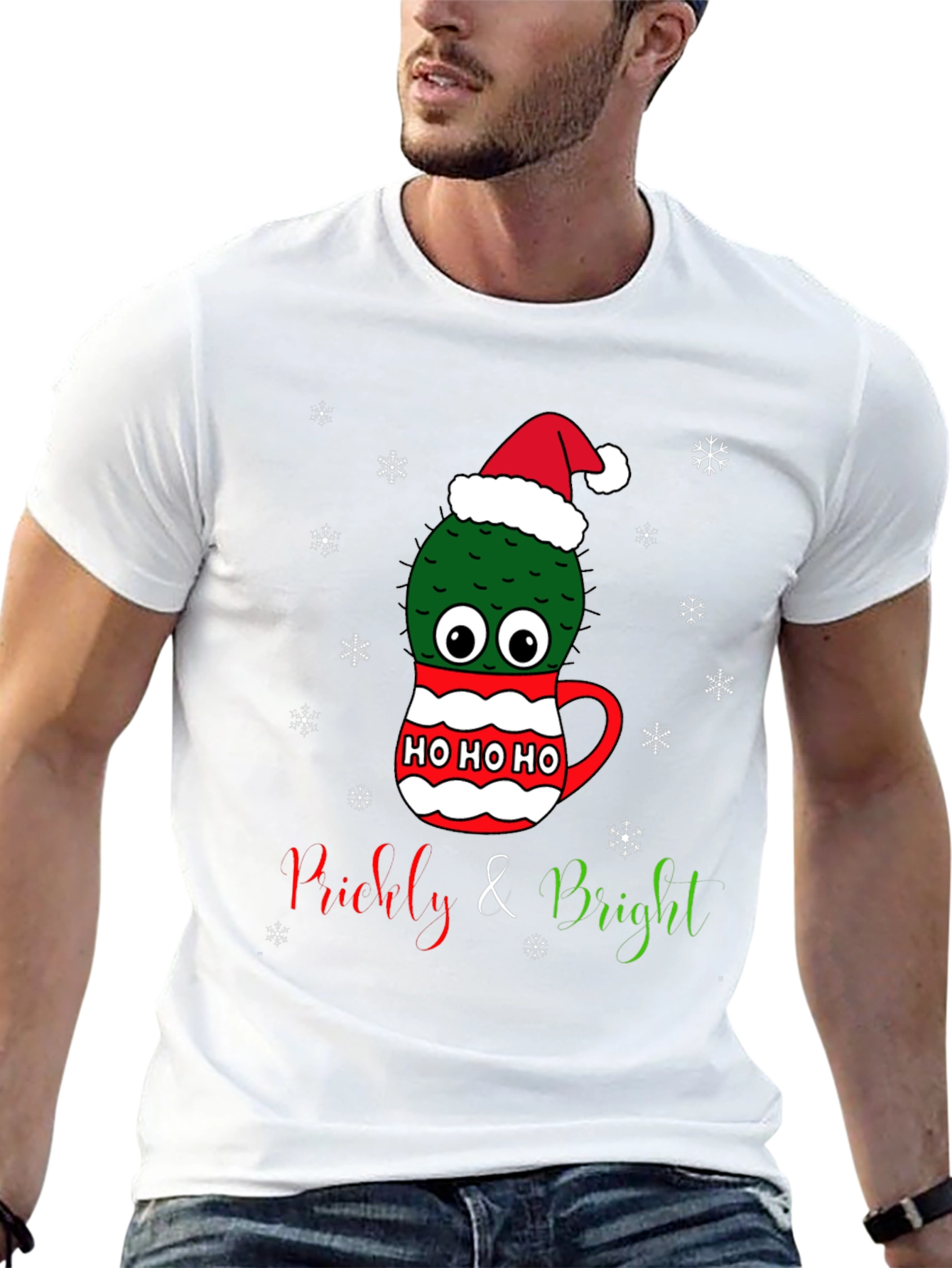 Prickly & Bright Christmas Cactus Tee