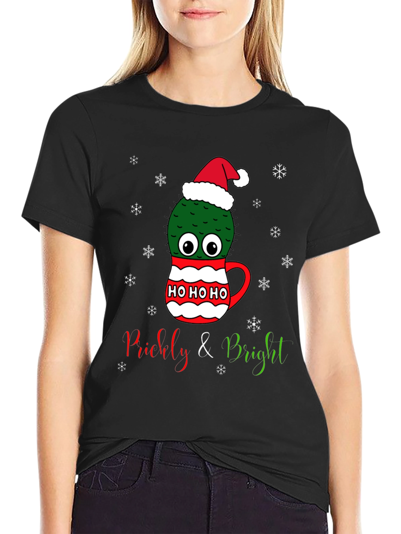 Prickly & Bright Christmas Cactus Tee