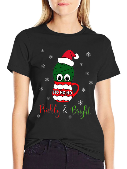 Prickly & Bright Christmas Cactus Tee
