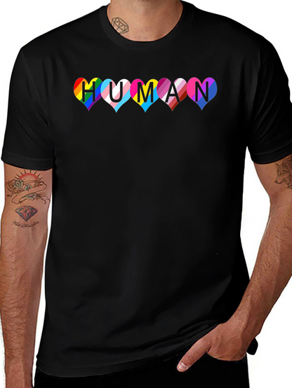 Pride Human Heart T-Shirt - LGBTQ+ Equality