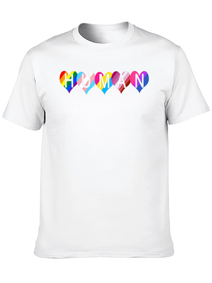 Pride Human Heart T-Shirt - LGBTQ+ Equality
