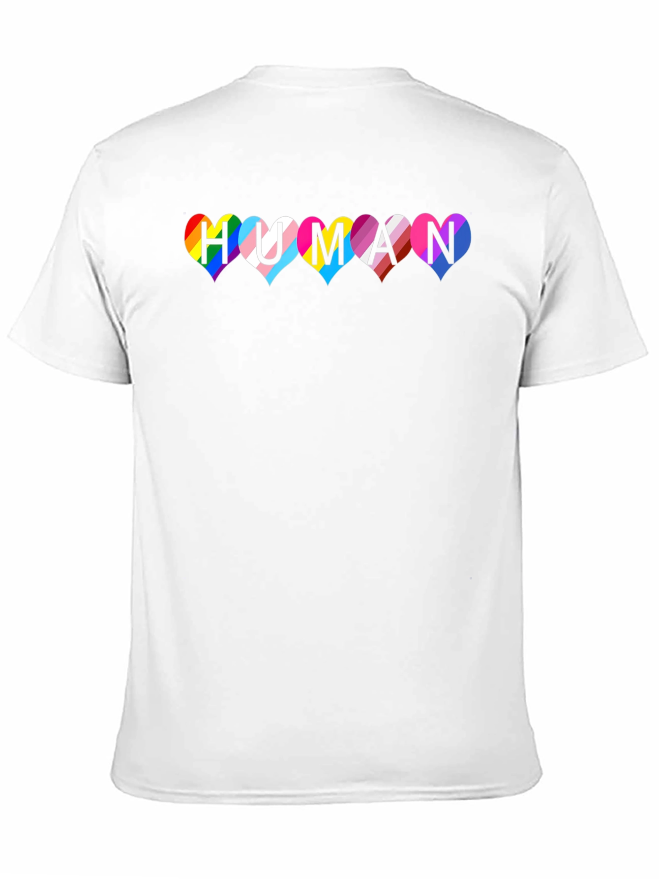 Pride Human Heart T-Shirt - LGBTQ+ Equality