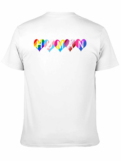 Pride Human Heart T-Shirt - LGBTQ+ Equality