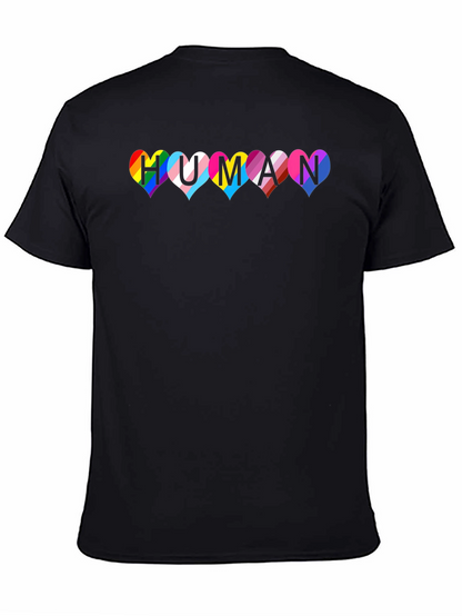 Pride Human Heart T-Shirt - LGBTQ+ Equality