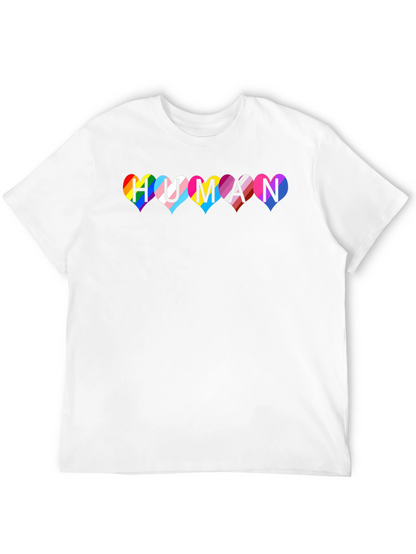 Pride Human Heart T-Shirt - LGBTQ+ Equality