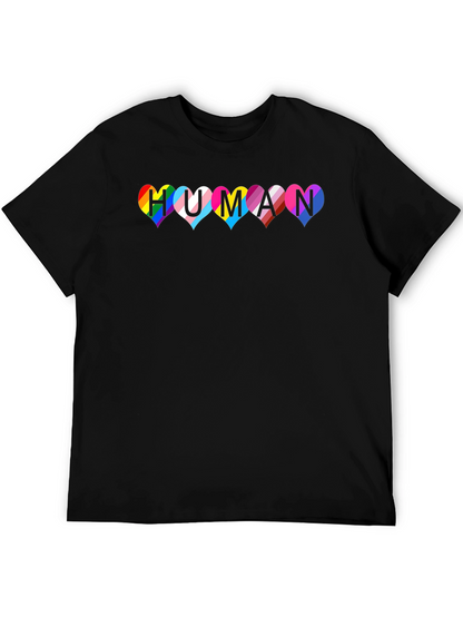 Pride Human Heart T-Shirt - LGBTQ+ Equality