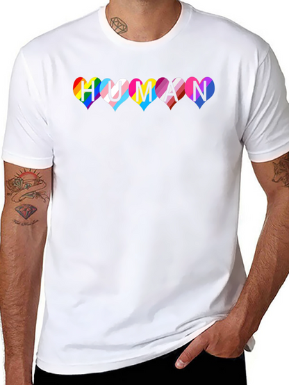 Pride Human Heart T-Shirt - LGBTQ+ Equality