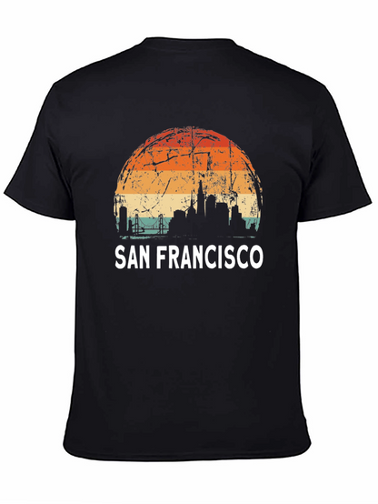 San Francisco Skyline Retro Graphic Tee