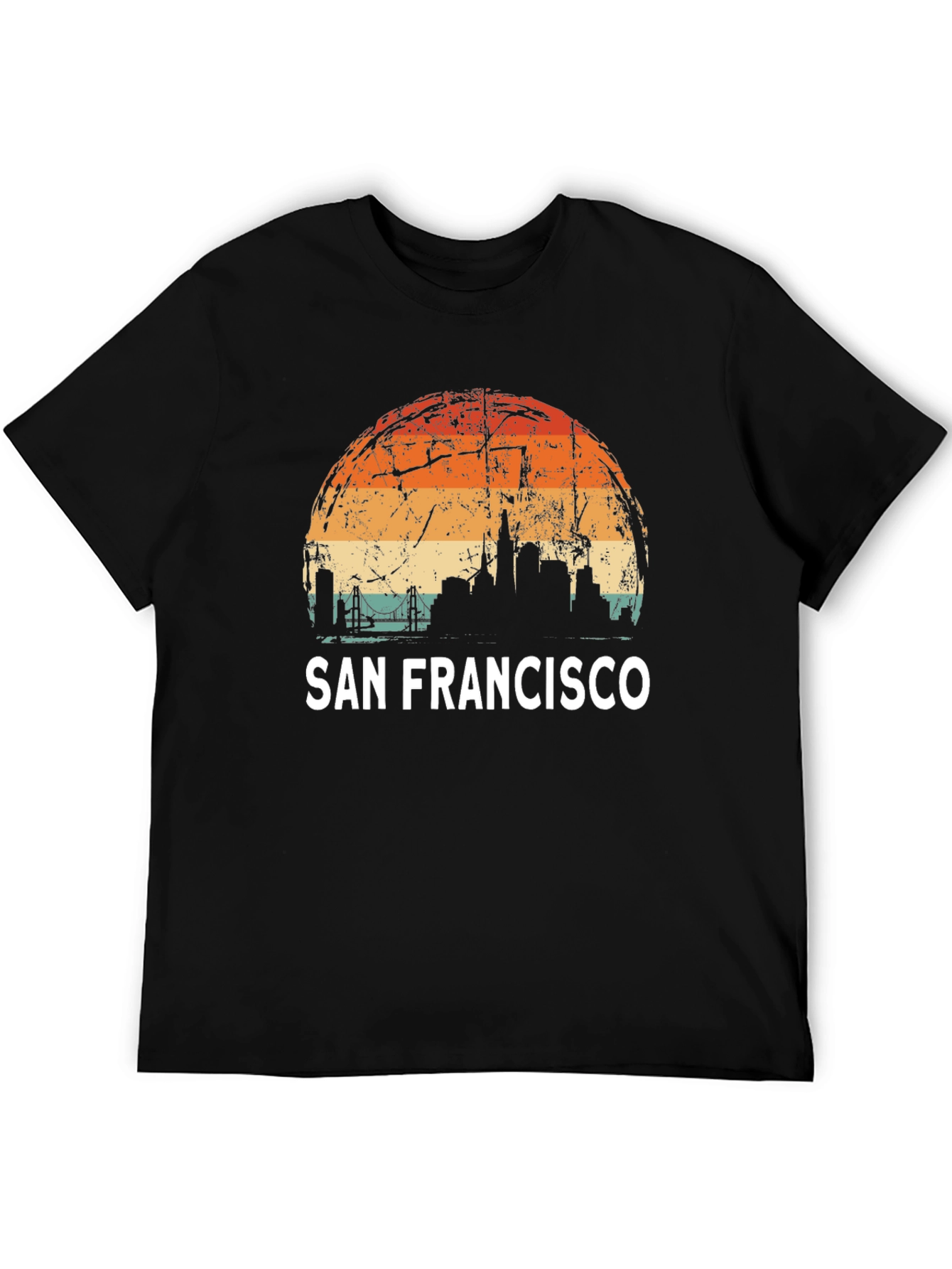 San Francisco Skyline Retro Graphic Tee