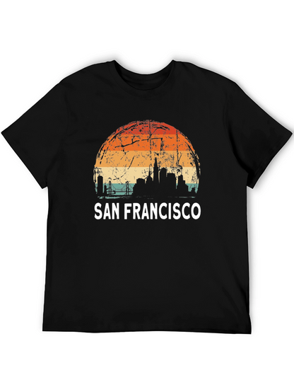 San Francisco Skyline Retro Graphic Tee