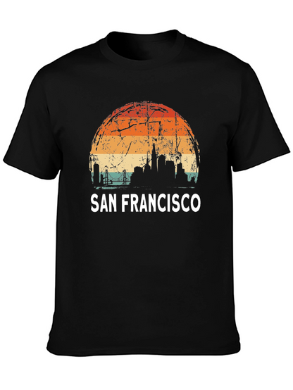 San Francisco Skyline Retro Graphic Tee
