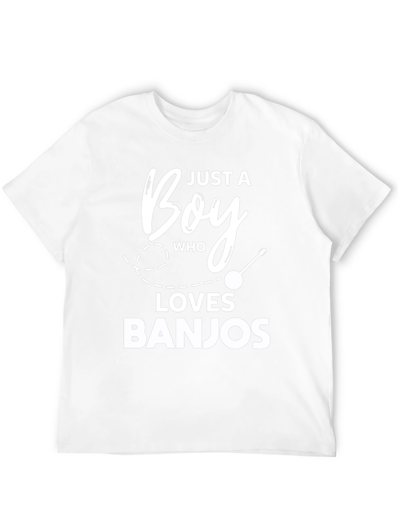Just A Boy Who Loves Banjos Graphic T-Shirt