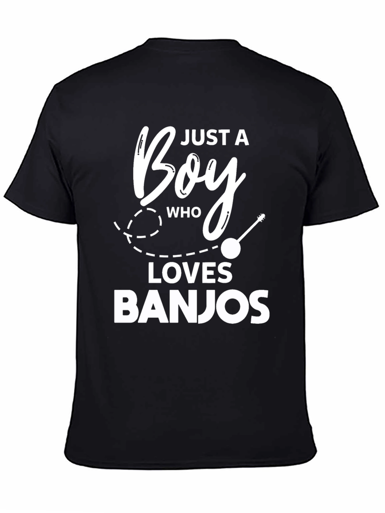 Just A Boy Who Loves Banjos Graphic T-Shirt