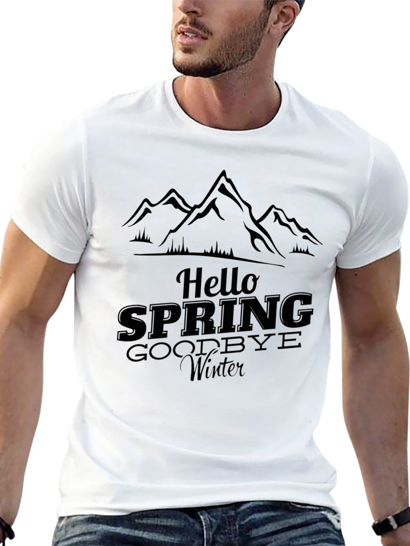 Hello Spring Graphic T-Shirt