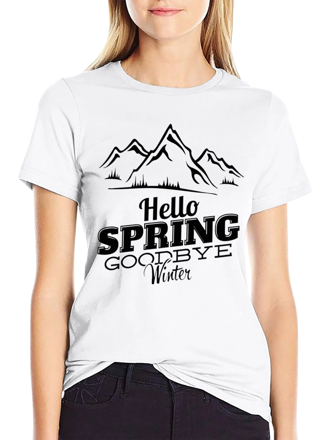 Hello Spring Graphic T-Shirt