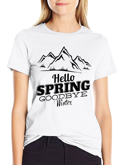 Hello Spring Graphic T-Shirt
