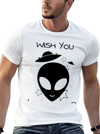 Wish You Were Here Alien Graphic T-Shirt