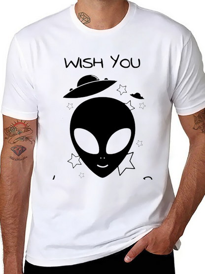 Wish You Were Here Alien Graphic T-Shirt