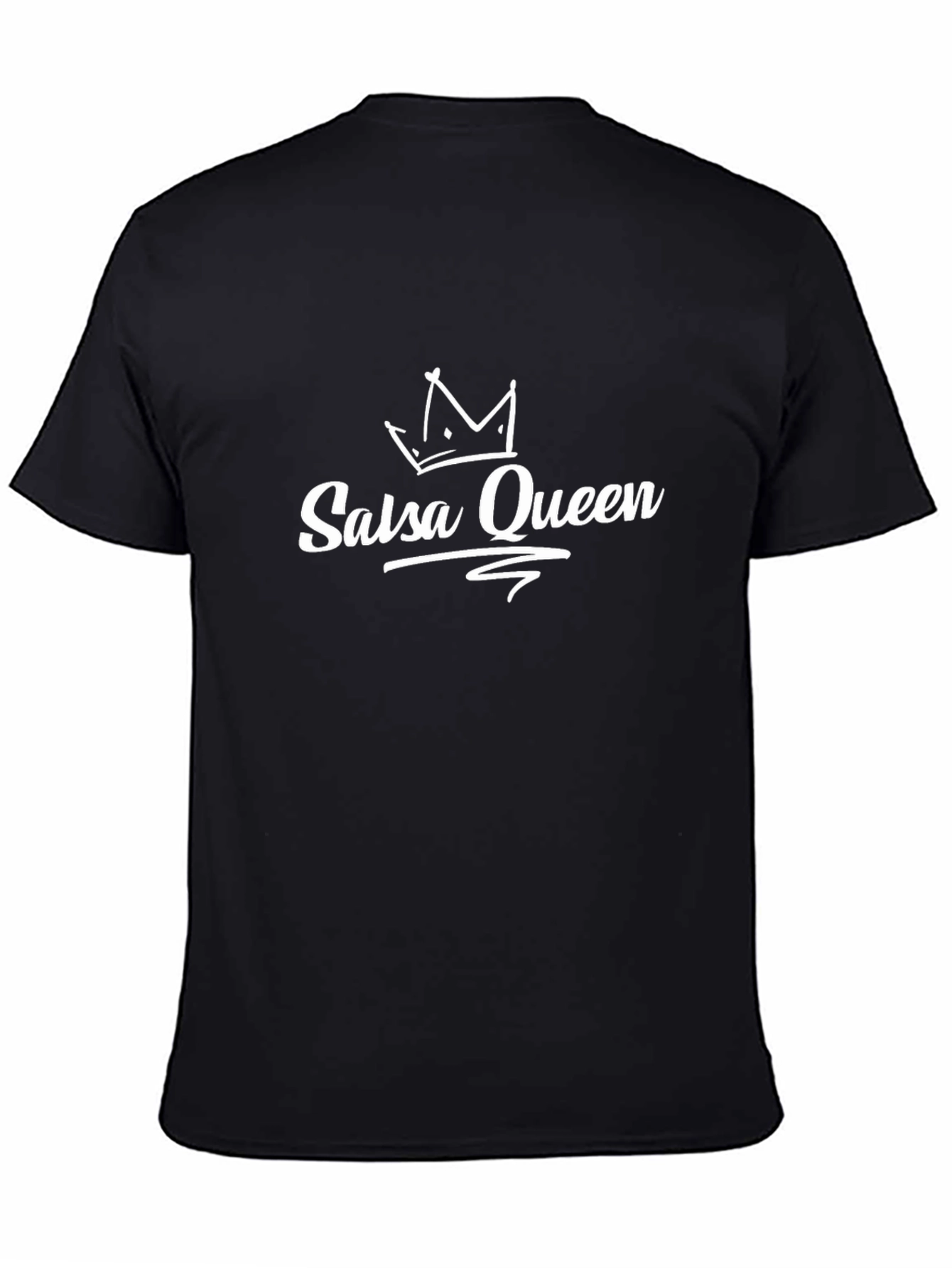 Salsa Queen Black T-Shirt - Dance Lover Tee