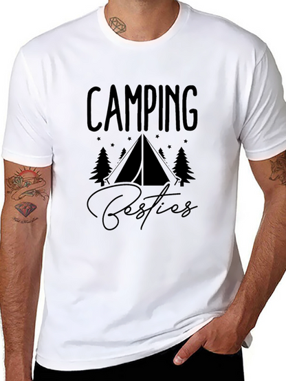 Camping Besties Black Graphic Tee