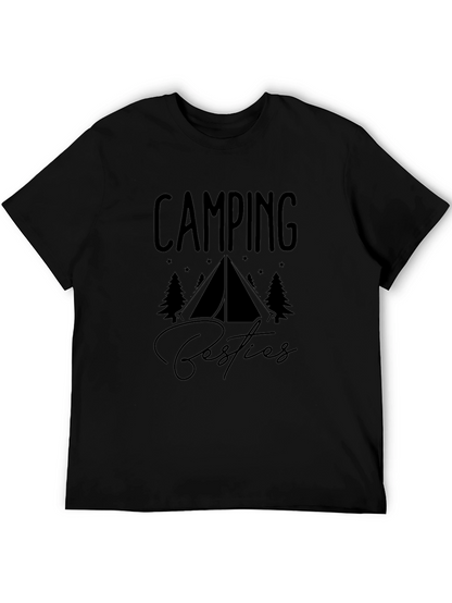 Camping Besties Black Graphic Tee