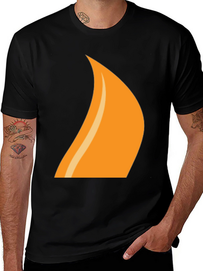 Flame Graphic Tee - Cool & Casual Black T-Shirt