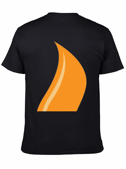 Flame Graphic Tee - Cool & Casual Black T-Shirt