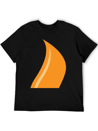 Flame Graphic Tee - Cool & Casual Black T-Shirt